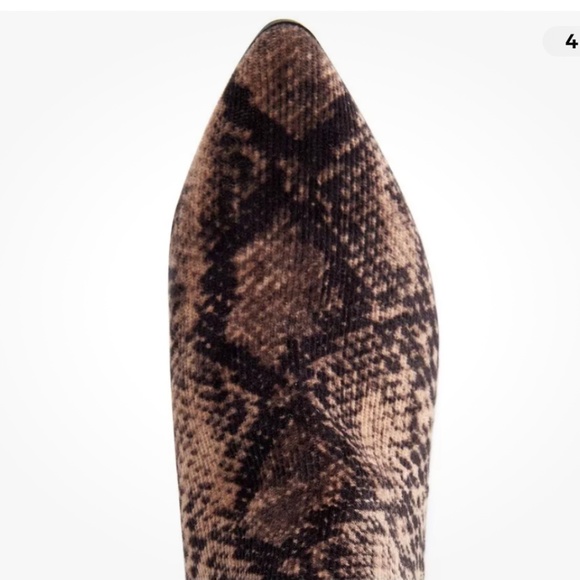 Scoop NYC Women’s Hazel Low Heel Multi Snake Skin Print Booties Size 10 NEW - Picture 4 of 6
